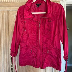 Ruffle detail jacket